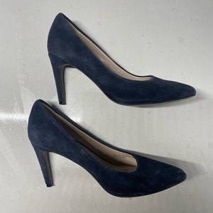 Cole Haan navy suede size 7 heels